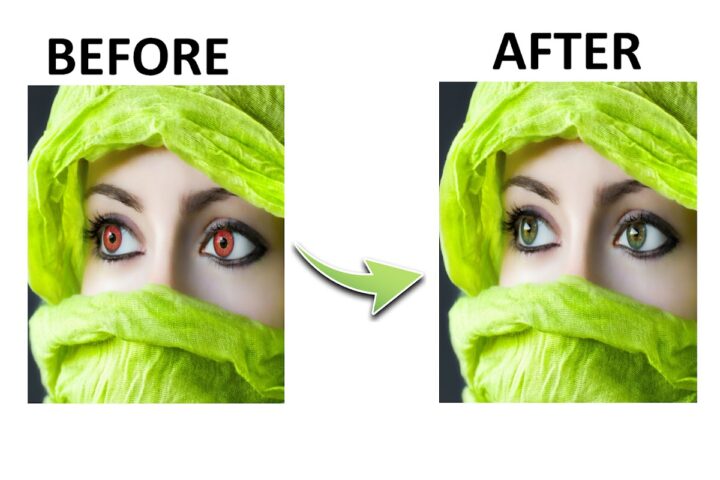 Remove Red Eyes From Photo для Android — скриншот 1