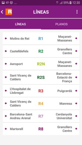 Renfe Cercanias для Android — скриншот 4