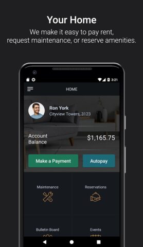 RentCafe Resident для Android — скриншот 1