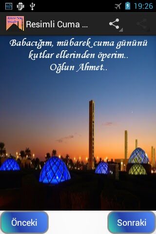 Resimli Cuma Mesajları Yap для Android — скриншот 5