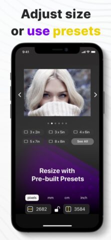 Размер Фото — Изменить для iOS — скриншот 2