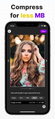 Размер Фото — Изменить для iOS — скриншот 3