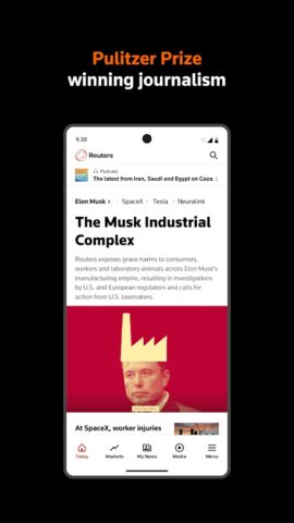 Reuters — Breaking World News для Android — скриншот 2