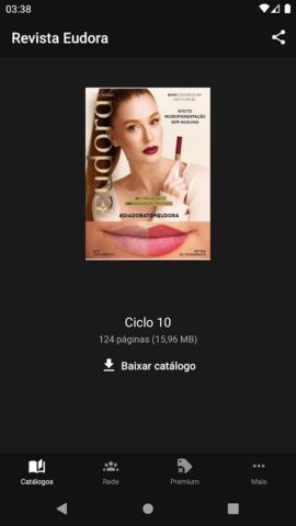 Revista Eudora — Catálogo для Android — скриншот 1