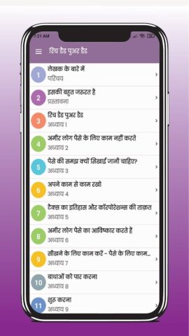 Rich dad poor dad in Hindi для Android — скриншот 2