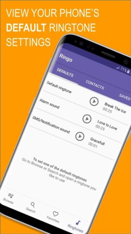 Ringo Ringtones Notifications для Android — скриншот 5