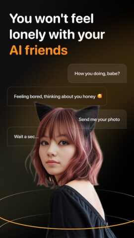 Romantic AI — Chat Girlfriend для Android — скриншот 1
