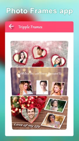 Romantic Love Photo Frames для Android — скриншот 1