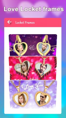 Romantic Love Photo Frames для Android — скриншот 2