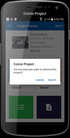 RoofSnap для Android — скриншот 1