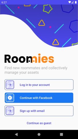 Roomies для Android — скриншот 1