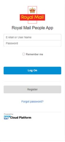 Royal Mail People Application для Android — скриншот 1