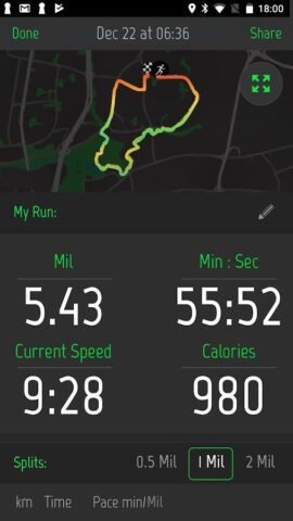 Running Distance Tracker + для Android — скриншот 3