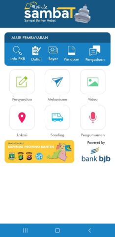 SAMBAT PROVINSI BANTEN для Android — скриншот 5