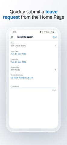 SAP SuccessFactors Mobile для Android — скриншот 2