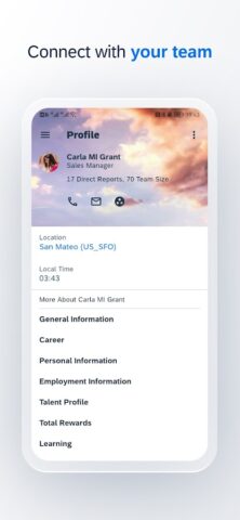SAP SuccessFactors Mobile для Android — скриншот 4