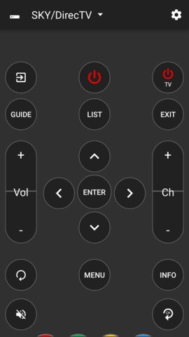 SKY Remote Control для Android — скриншот 1