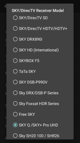 SKY Remote Control для Android — скриншот 5