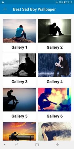 Sad Boy Wallpaper Full HD для Android — скриншот 1