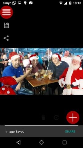 Санта-Клаус в ваших фотографий для Android — скриншот 4