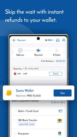 Sastaticket.pk Flights, Bus для Android — скриншот 5