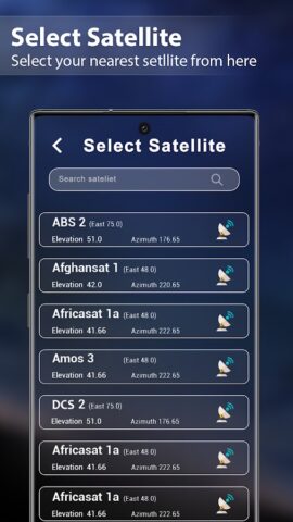 Satfinder AR TV Dish pointer для Android — скриншот 4