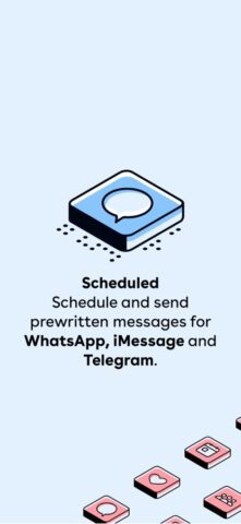 Scheduled — Send text later для iOS — скриншот 1