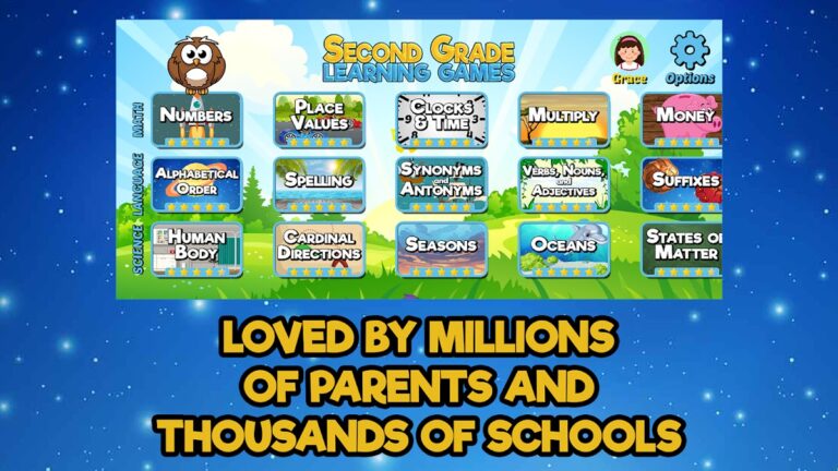 Second Grade Learning Games для Android — скриншот 4