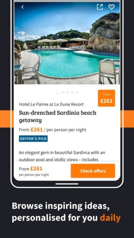 Secret Escapes: Hotel & Travel для Android — скриншот 2