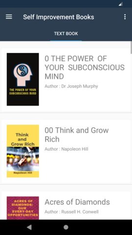 Self Improvement Books offline для Android — скриншот 1