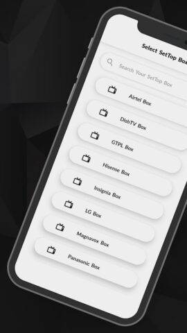 SetTop Box Remote для Android — скриншот 1
