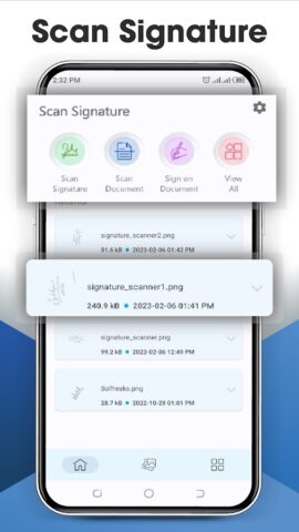 Сканер подписи, цифровой знак для Android — скриншот 3