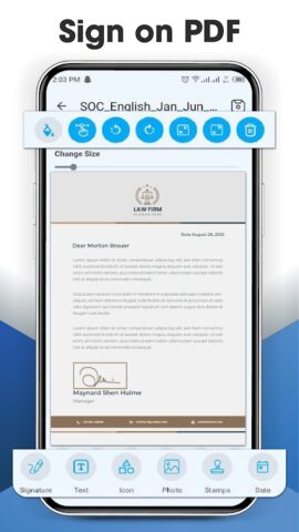 Сканер подписи, цифровой знак для Android — скриншот 4