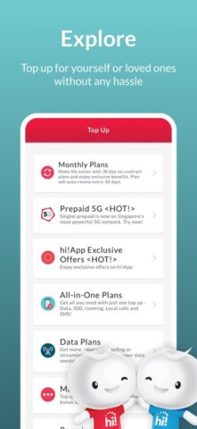 Singtel Prepaid hi!App для iOS — скриншот 2