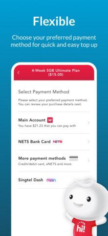 Singtel Prepaid hi!App для iOS — скриншот 4
