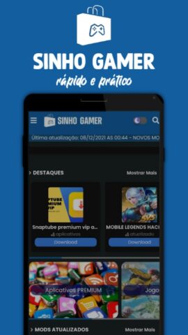 Sinho Gamer — APK MOD’S для Android — скриншот 1