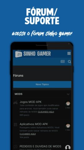 Sinho Gamer — APK MOD’S для Android — скриншот 4