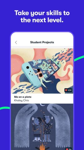 Онлайн-уроки Skillshare для Android — скриншот 4