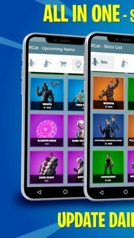 Skins, Emotes & Shop – FBRCat для Android — скриншот 1
