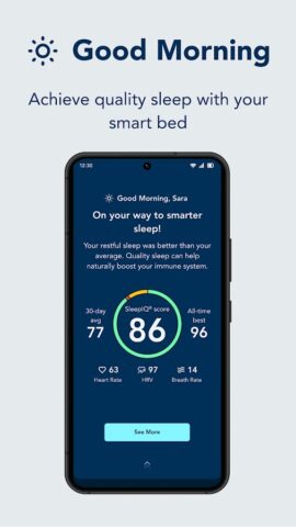 Sleep Number для Android — скриншот 1