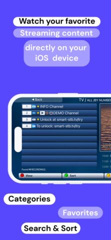 Smart STB для iOS — скриншот 2