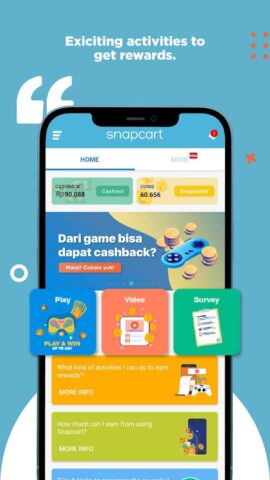 Snapcart: Snap Play Cashbacks! для Android — скриншот 1