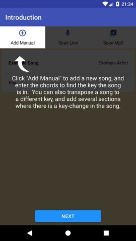 Song Key Finder для Android — скриншот 1