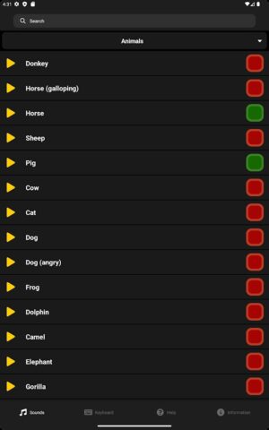 Звуковые эффекты для Android — скриншот 5