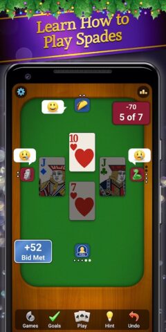 Spades: Classic Card Games для Android — скриншот 1