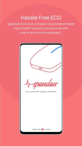 Spandan-ECG/EKG on smartphone для Android — скриншот 1