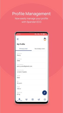 Spandan-ECG/EKG on smartphone для Android — скриншот 4