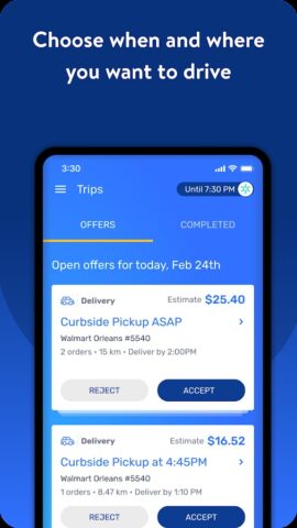 Spark Driver для Android — скриншот 2