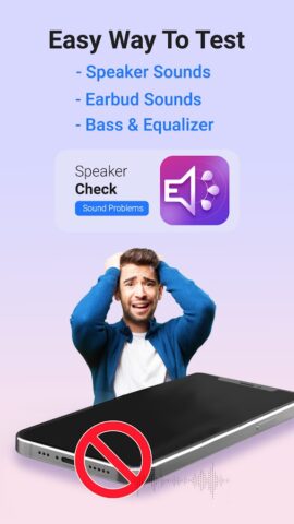 Speaker Check: Sound Problems для Android — скриншот 1