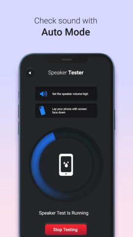 Speaker Check: Sound Problems для Android — скриншот 2
